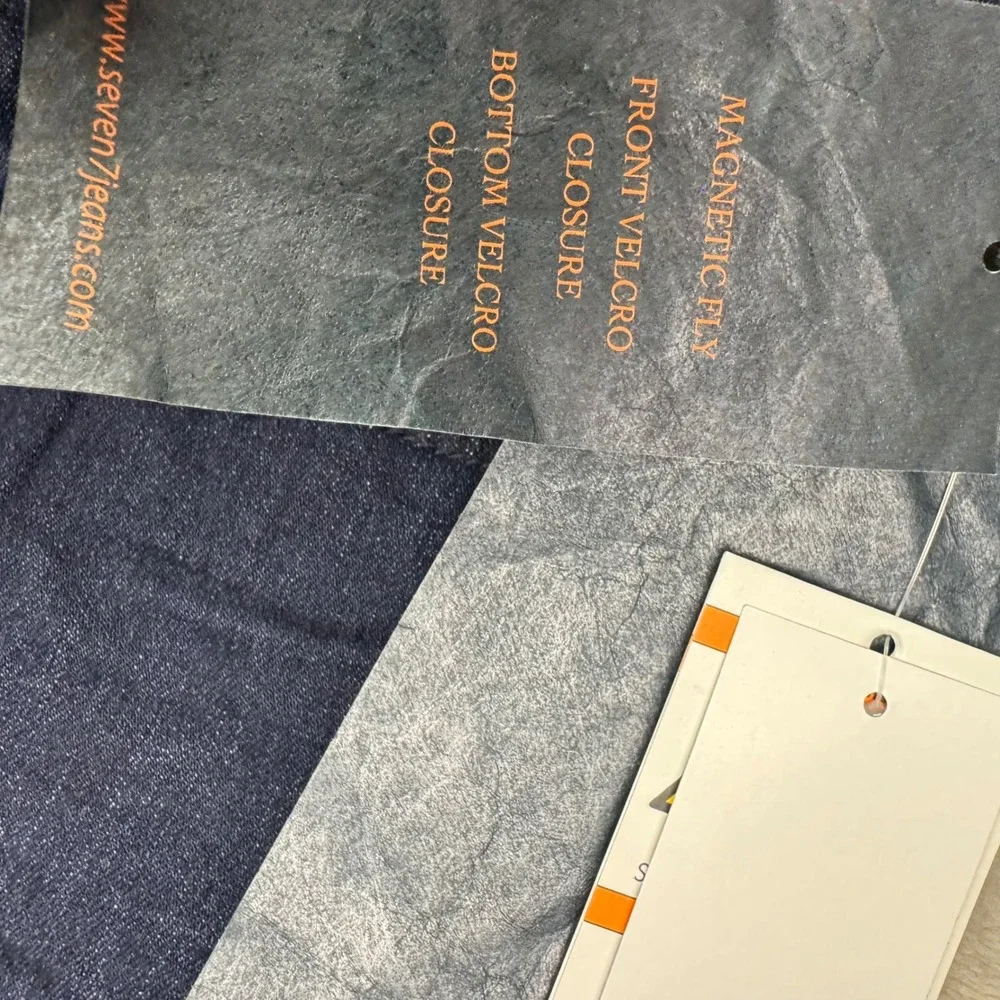 Seven7 Able Jeans Mens 32x30 Blue Slim Adaptive Magnetic Fly Easy Dressing New